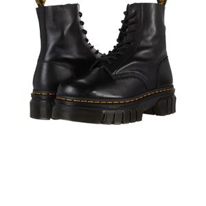 Black chunky Leather Lace-Up Dr Martens Audrick Boot